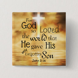 John 3:16 So liebte Gott das Verse der Weltbibel Button
