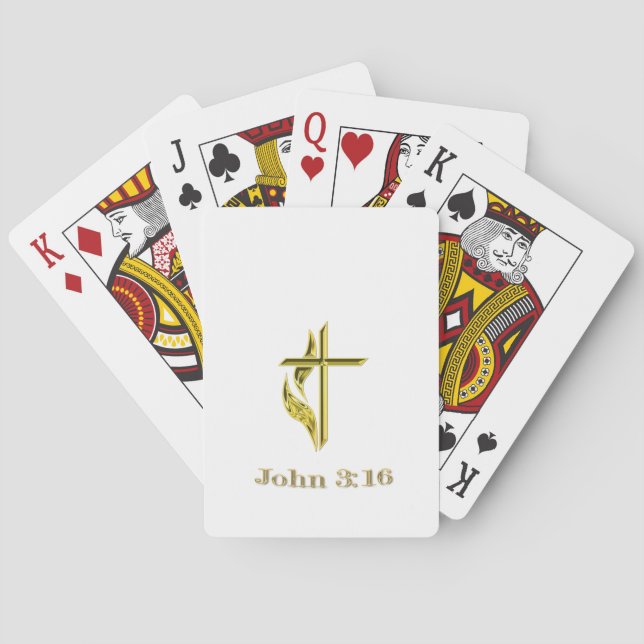 John 3:16 spielkarten (Rückseite)
