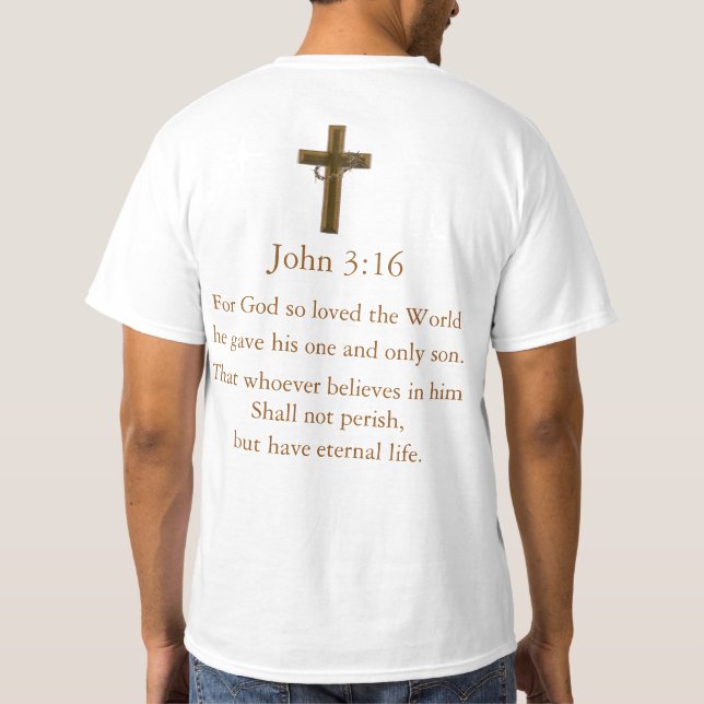 John 3:16 T-Shirt (Rückseite)