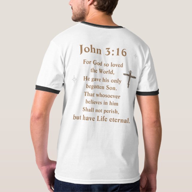 John 3:16 T-Shirt (Rückseite)