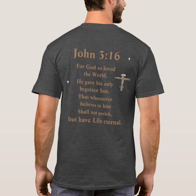 John 3:16 T-Shirt (Rückseite)
