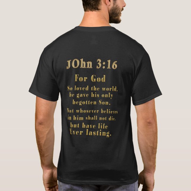 John 3:16 T-Shirt (Rückseite)