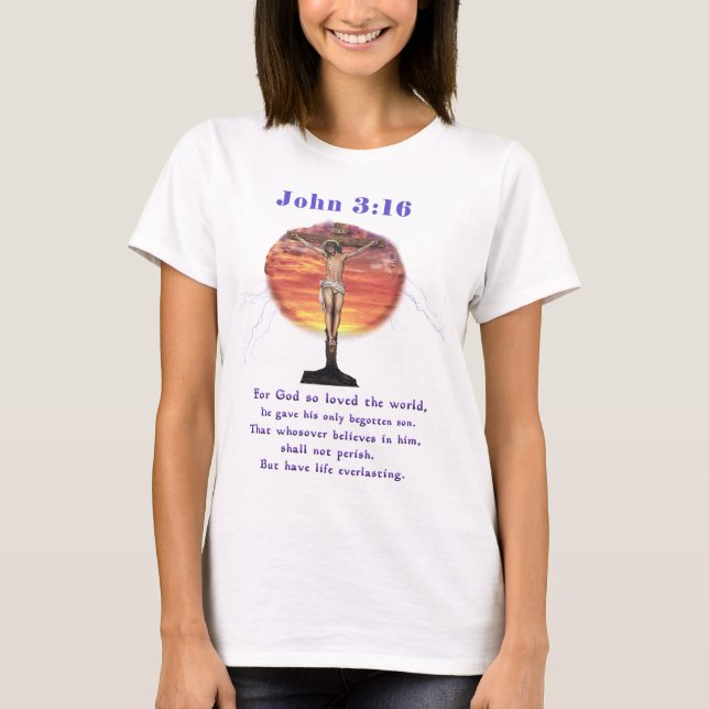John 3:16 T-Shirt (Vorderseite)