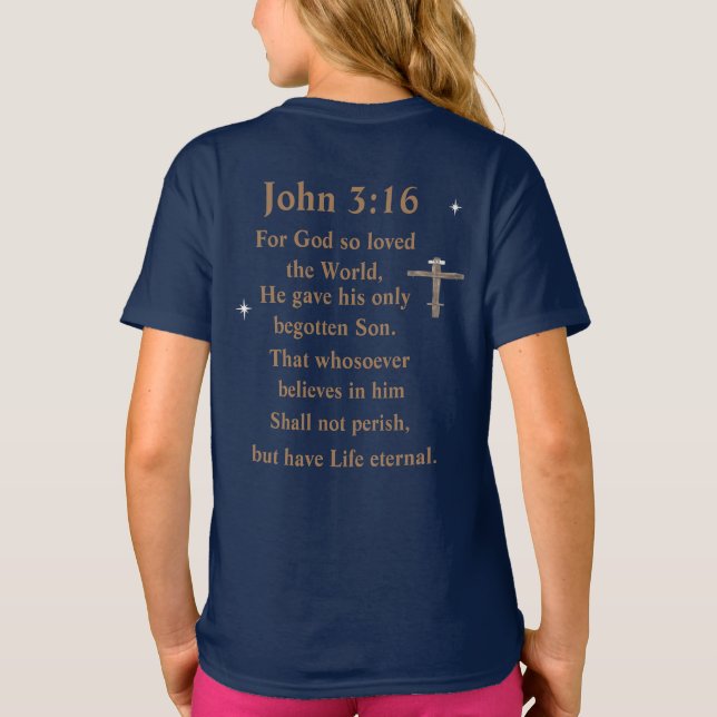John 3:16 T-Shirt (Rückseite)