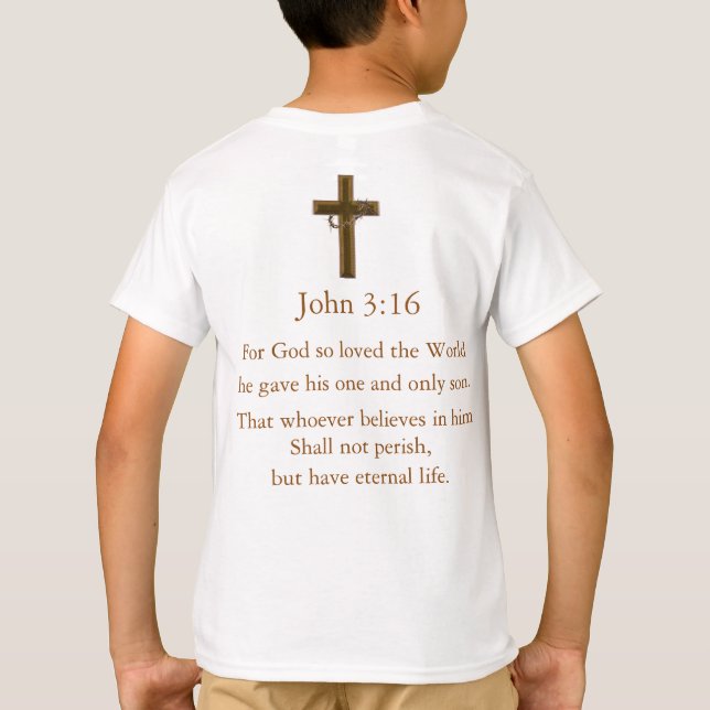 John 3:16 T-Shirt (Rückseite)