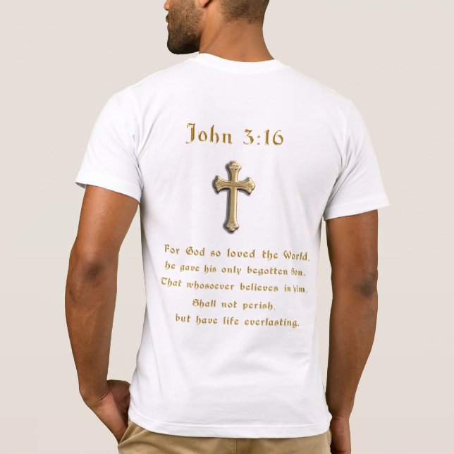 John 3:16 T-Shirt (Rückseite)