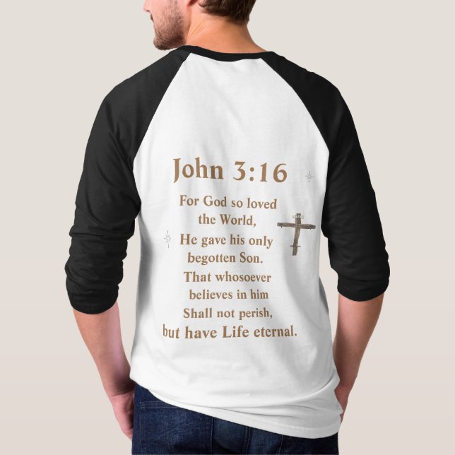John 3:16 T-Shirt (Rückseite)