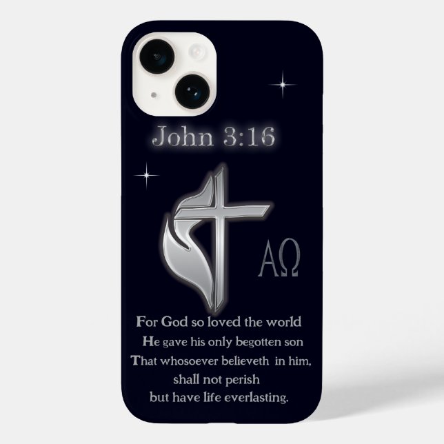 John 3:16 T - Shirt Case-Mate iPhone 14 Hülle (Rückseite)
