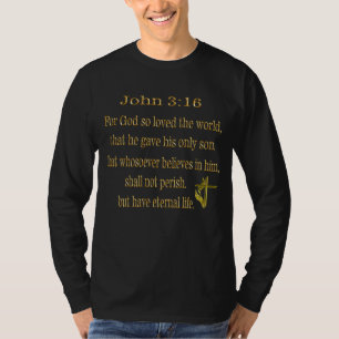John 3:16 T-shirt chrétien