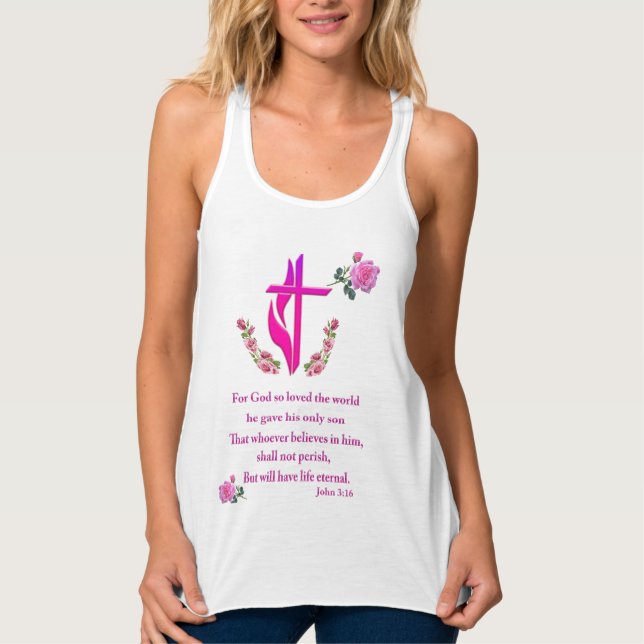 John 3:16 tank top (Vorderseite)