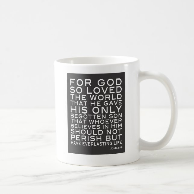 John-3:16 Tasse (Rechts)