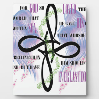 John 3:16 Tätowierdesign Fotoplatte