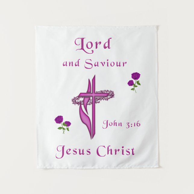 John 3:16 wandteppich (Vorderseite)