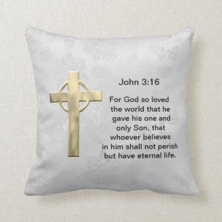 John-3:16 (weiß) kissen