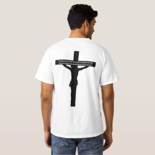 John-3:16 weißes T - Shirt-Kruzifix und des Verse T-Shirt
