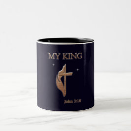John 3:16 zweifarbige tasse