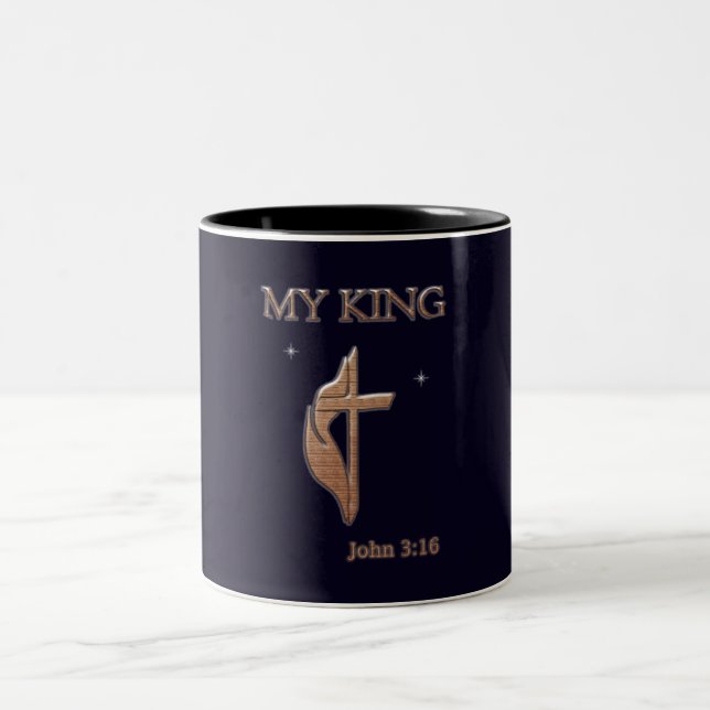John 3:16 zweifarbige tasse (Mittel)