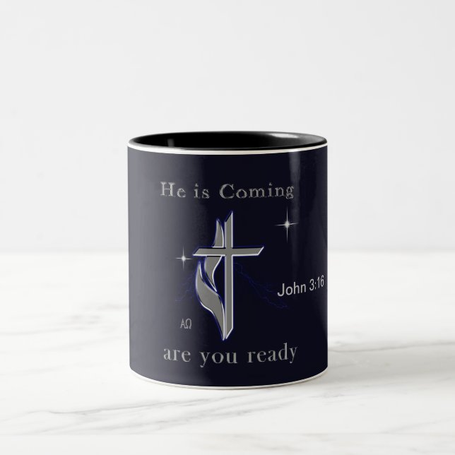 John 3:16 zweifarbige tasse (Mittel)