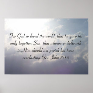 John-3:16druck Poster