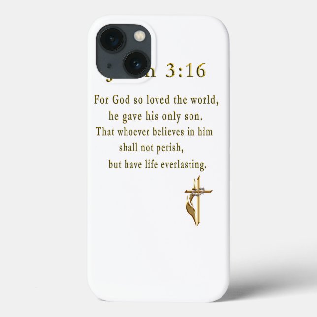 John-3:16geschenke Case-Mate iPhone Hülle (Rückseite)