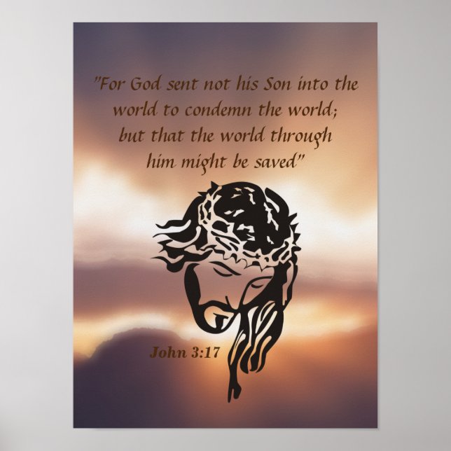 John 3:17 poster (Vorne)
