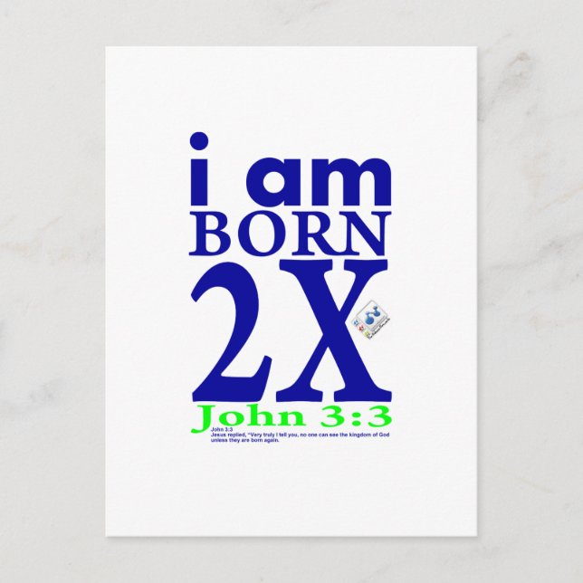 John 3:3 postkarte (Vorderseite)