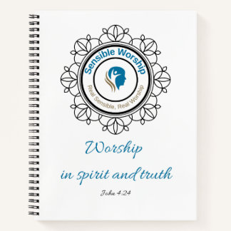 John 4 and 24 Notebook Notizbuch