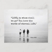 John 6:68 LORD, zu wem sollen wir gehen? Bibelvers