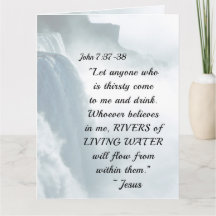 John 7:37 Wer durstig ist, kommt nach mir ~Jesus