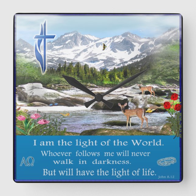 John 8:12 Uhr (Vorderseite)