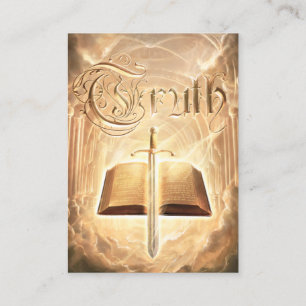 John 8:31-32 KJV Cards Visitenkarte