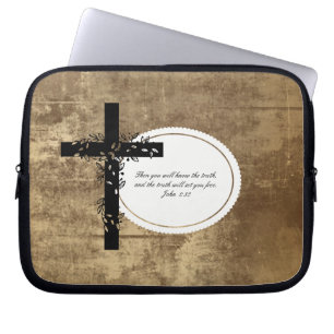 John 8:32 Laptop oder Netbook Carrier Sleeve