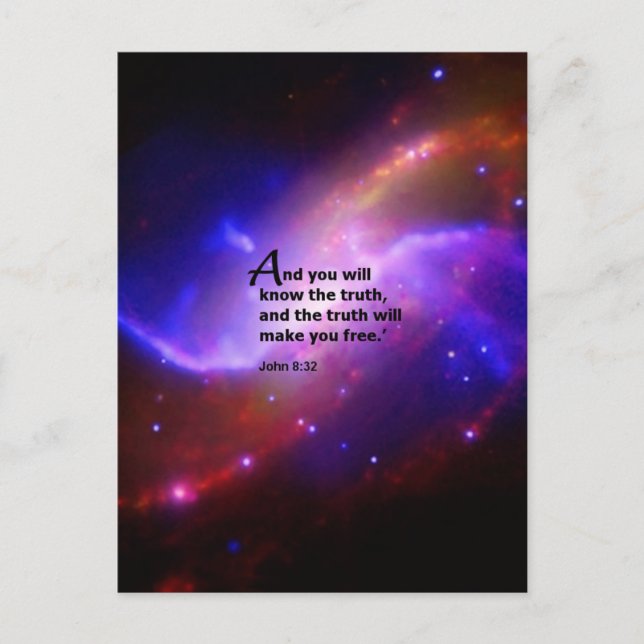 John 8:32 postkarte (Vorderseite)