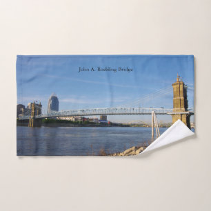 John A. Roebling Bridge Handtuchset Badhandtuch Set