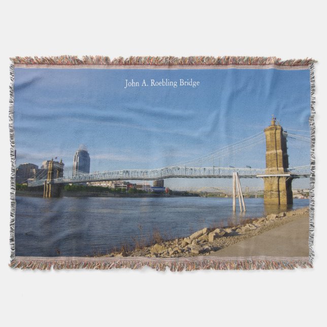 John A. Roebling Bridge jeter la couverture (Devant)