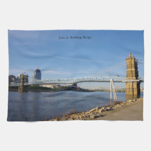 John A. Roebling Bridge Küchentuch