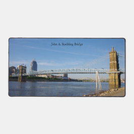 John A. Roebling Bridge Schreibtischunterlage