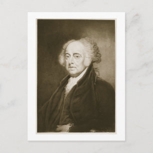 John Adams, 2. Präsident der Vereinigten Staaten v Postkarte