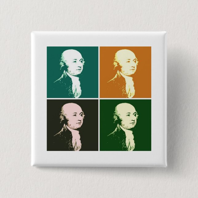 John Adams Button (Vorderseite)