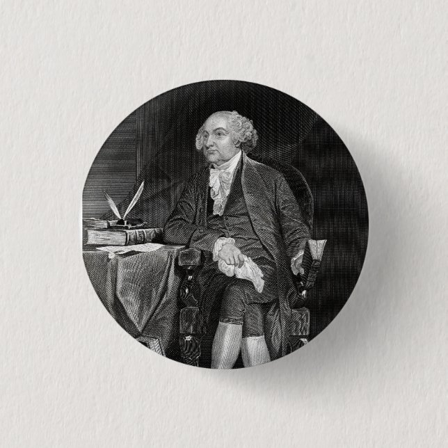 John Adams Button (Vorderseite)