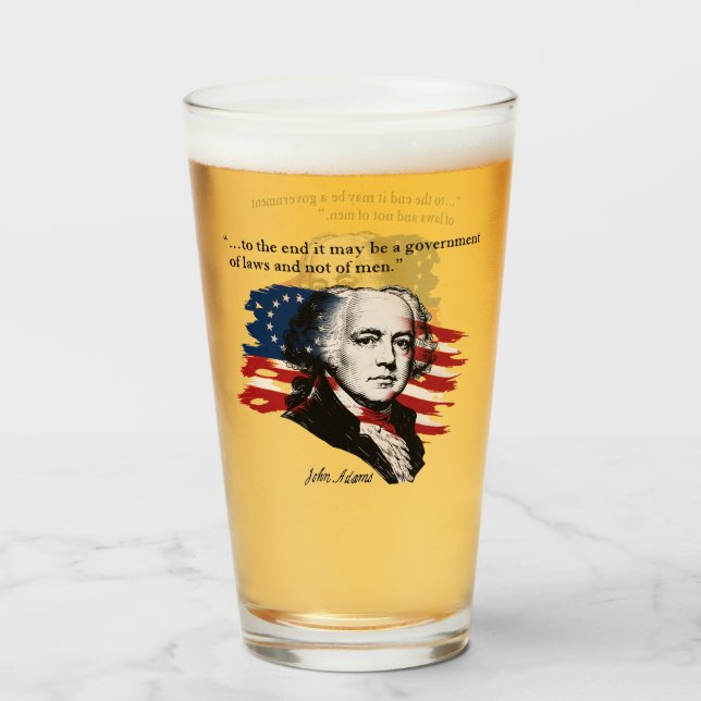 John Adams Glas (Vorne (Gefüllt))