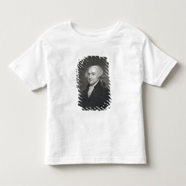John Adams, graviert von James Barton Longacre Kleinkind T-shirt (Vorderseite)