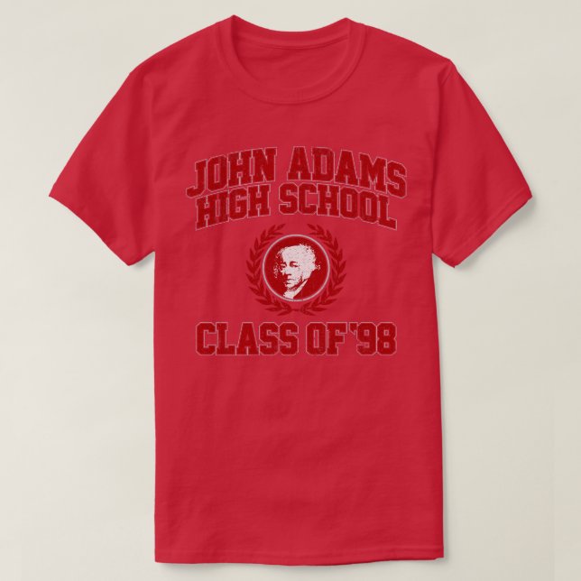 John Adams High School Class of 98 Boy Meets World T-Shirt (Design vorne)