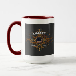 John Adams Liberty Zitat Tasse