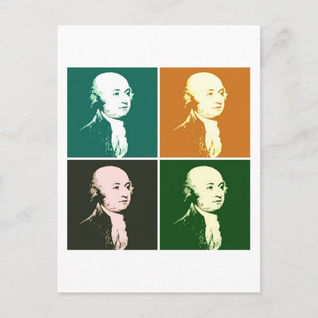 John Adams Postkarte (Vorderseite)