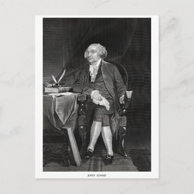 John Adams Postkarte (Vorderseite)
