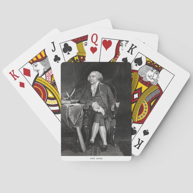 John Adams Spielkarten (Rückseite)