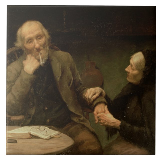 John Anderson, mein Jo, 1894 (Öl auf Leinwand) Fliese (Vorderseite)