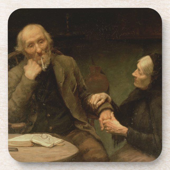 John Anderson, mein Jo, 1894 (Öl auf Leinwand) Getränkeuntersetzer (Vorderseite)