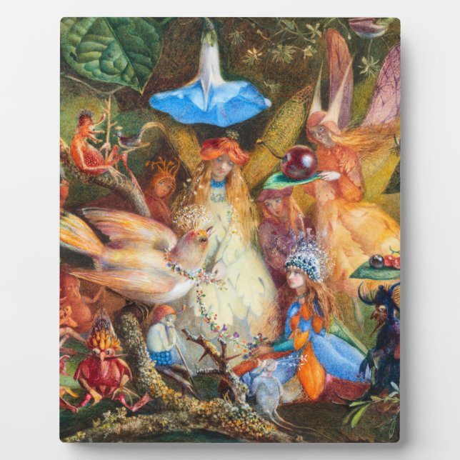 John Anster Fitzgerald The Fairies Favorite 1860 Fotoplatte (Vorderseite)